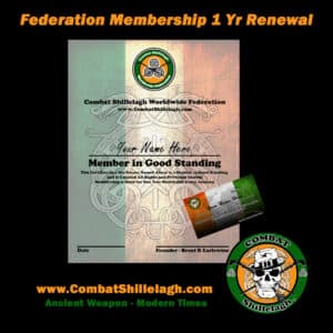 Combat Shillelagh Federation Membership Renewal