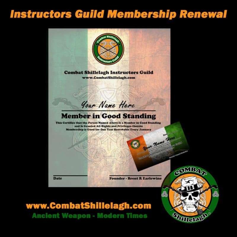 Combat Shillelagh Instructors Guild Membership Renewal