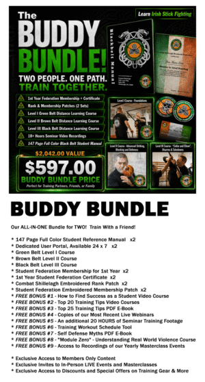 Irish Stick Fighting Buddy Bundle Features