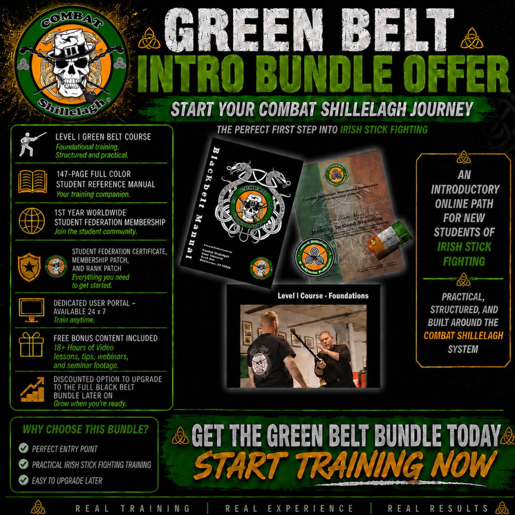 Green Belt Bundle Irish Stick Fighting