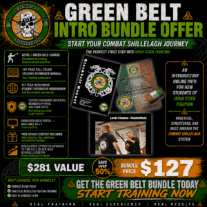 Irish Stick Fighting Green Belt Bundle
