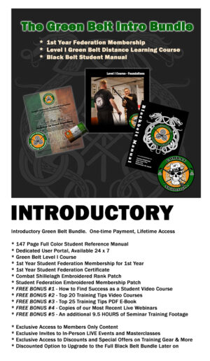 Combat Shillelagh Green Belt Bundle