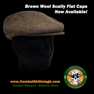 Irish Brown Wool Flat Cap