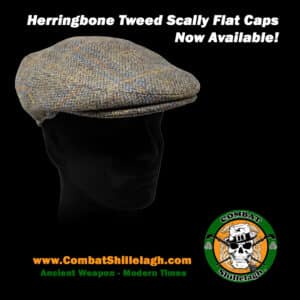 Irish Herringbone Tweed Flat Cap