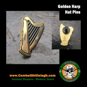 Golden Harp Pin