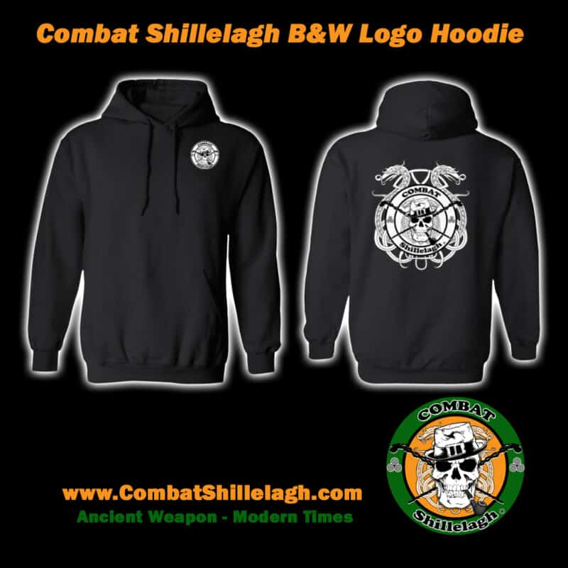 Combat Shillelagh B&W Logo Hoodie