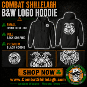 Combat Shillelagh B&W Logo Hoodie