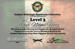 Sample Black Belt Certificate
