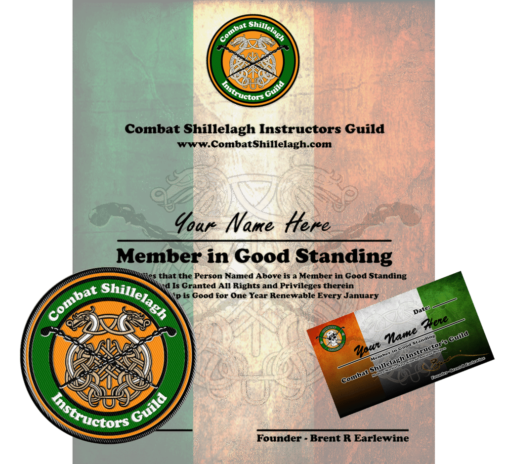 Combat Shillelagh Instructors Guild 1st Year Membership