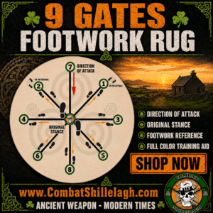 Irish Stick Fighting Footwork Rug