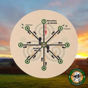 Irish Stick Fighting Footwork Rug