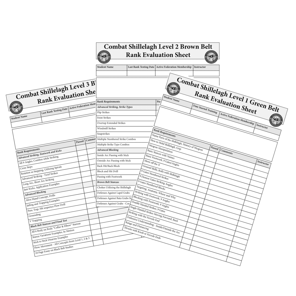 Rank Evaluation Sheets