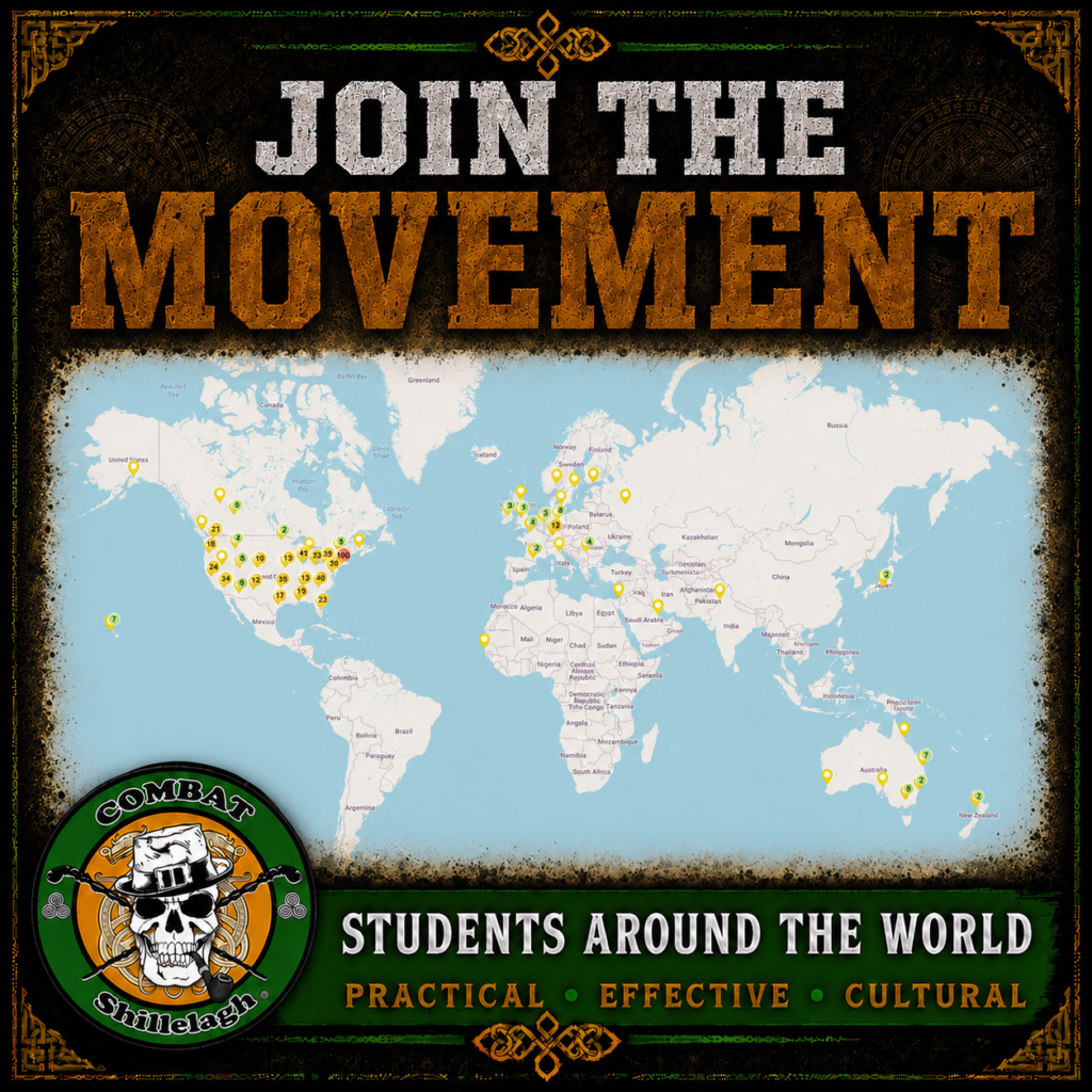 Combat Shillelagh Map of Active Students